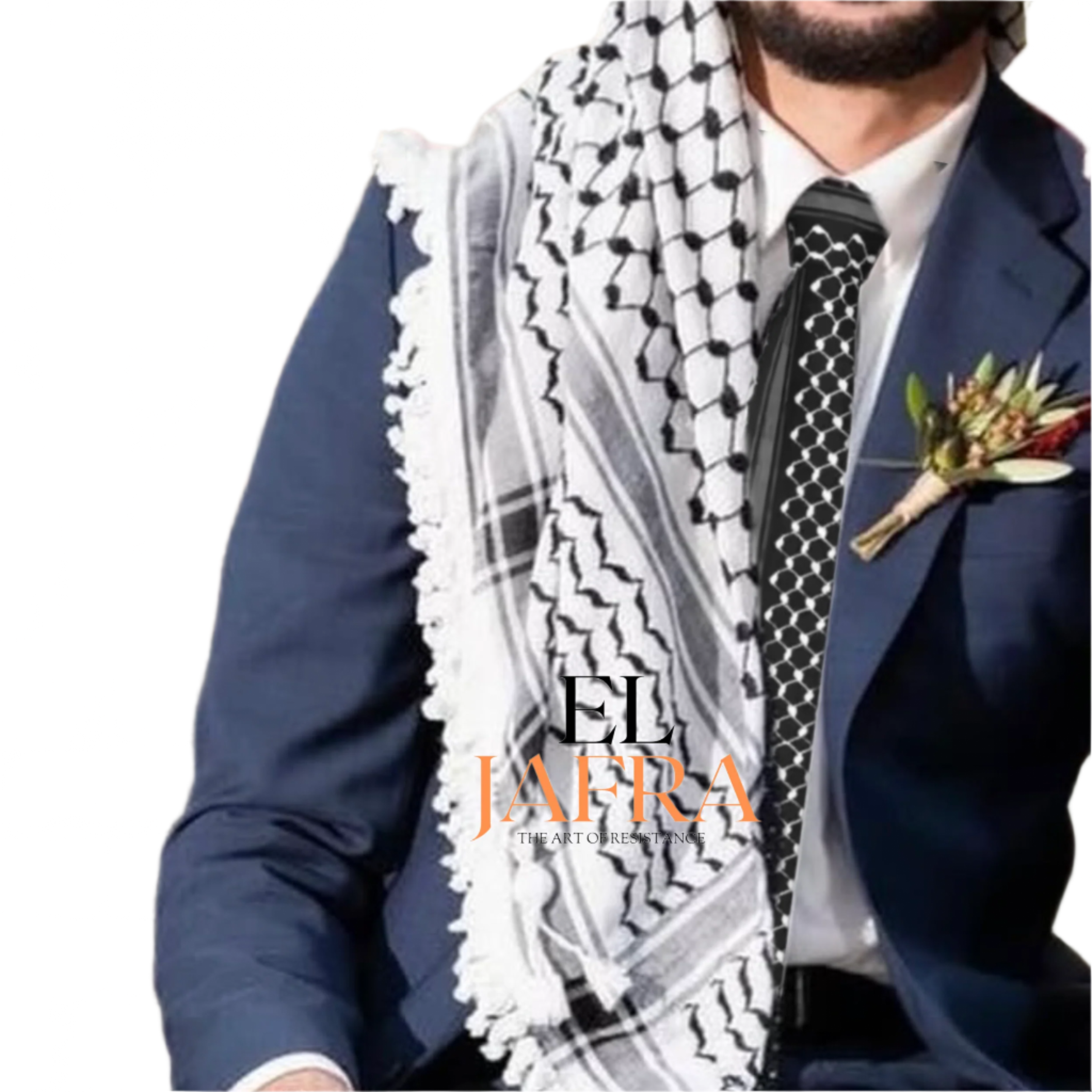 Keffiyeh necktie (8127833899190)