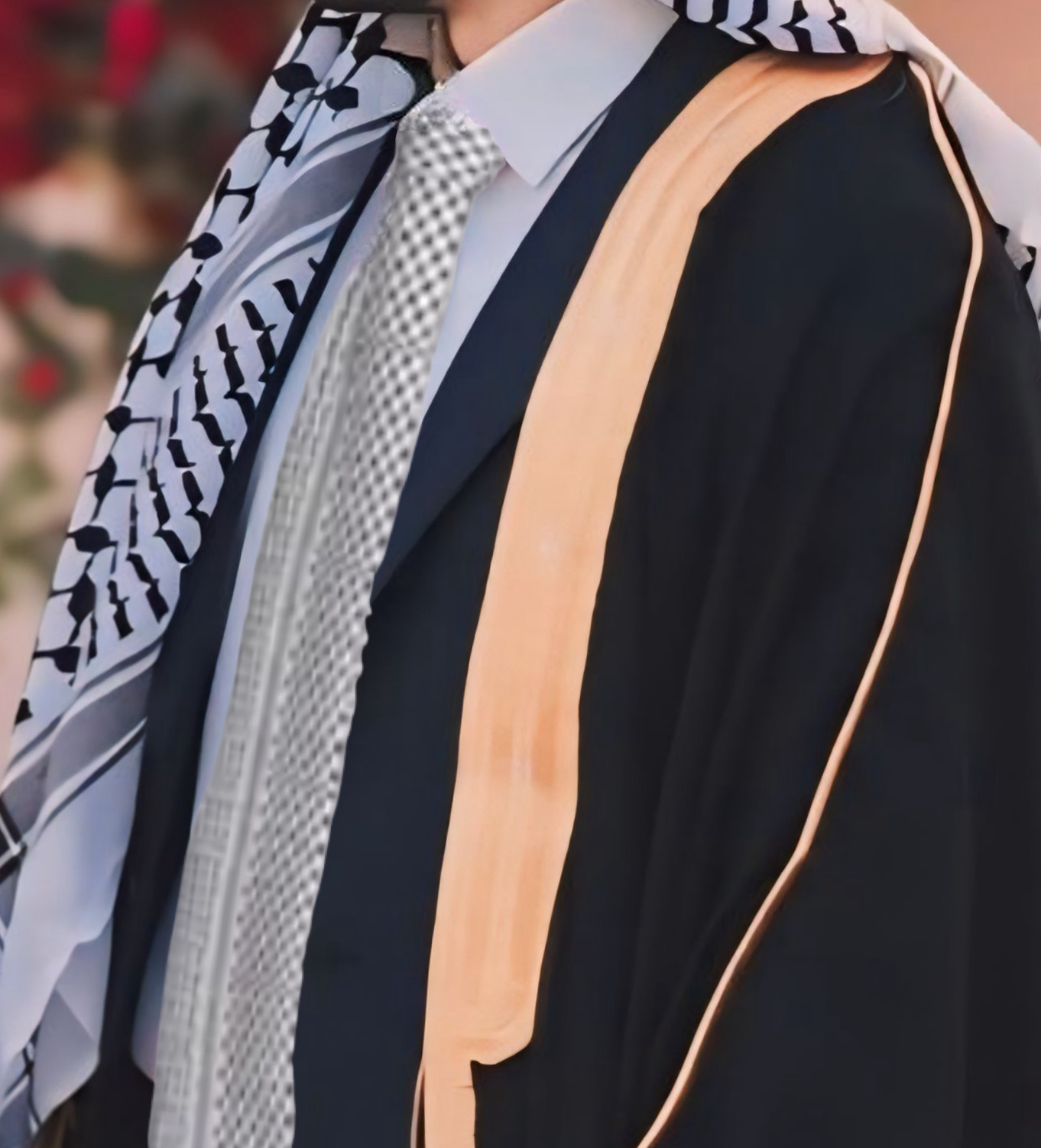 Keffiyeh necktie (8127833899190) (8124630270134)