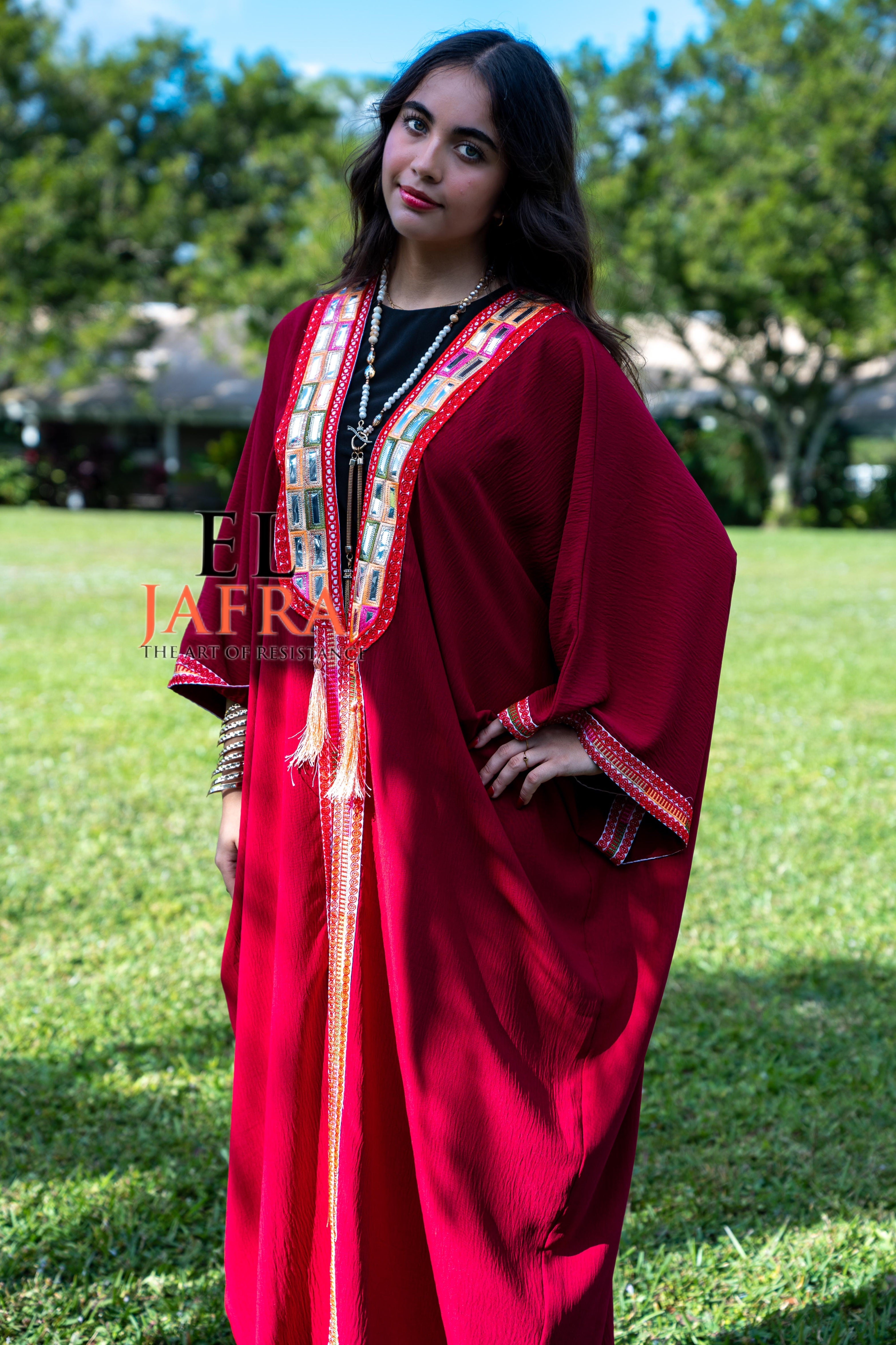 Soft touch abaya (8123331903670)